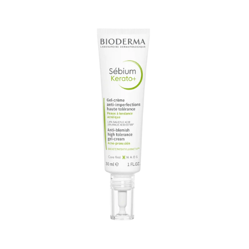 Bioderma Sébium Kerato+ skincare product on a white background