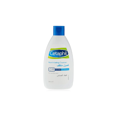 Cetaphil bottle on a white background