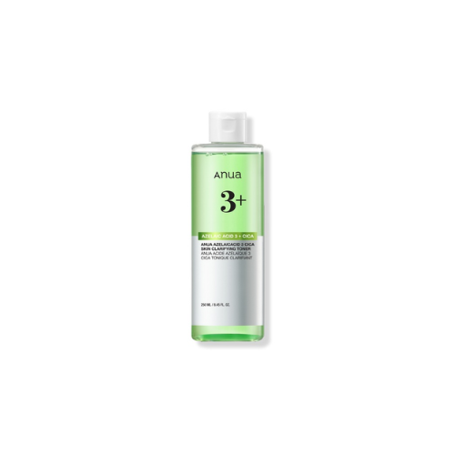 Anua skincare bottle on a white background