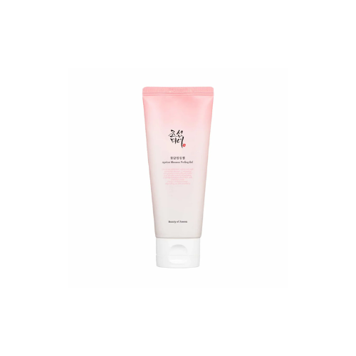 Skincare product with pink cap and white body on a white background