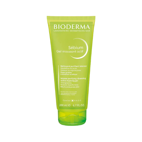 Bioderma Sebium gel moussant octil tube on a white background