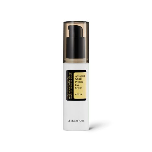 CosRX Advanced Snail Peptide Eye Cream bottle on a white background