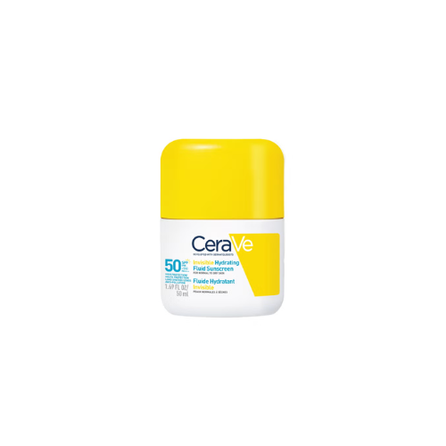 CeraVe sunscreen roll-on bottle on a white background