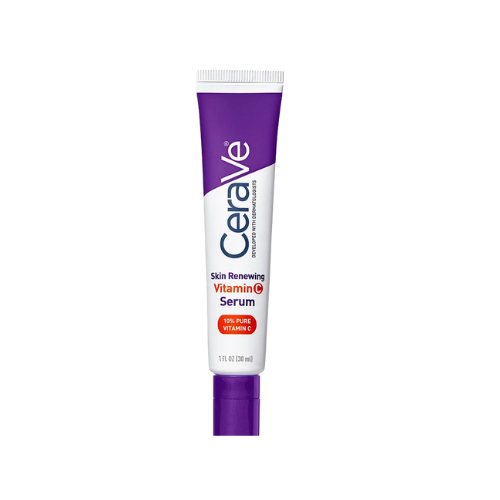 CeraVe Skin Renewing Vitamin C Serum tube on a white background