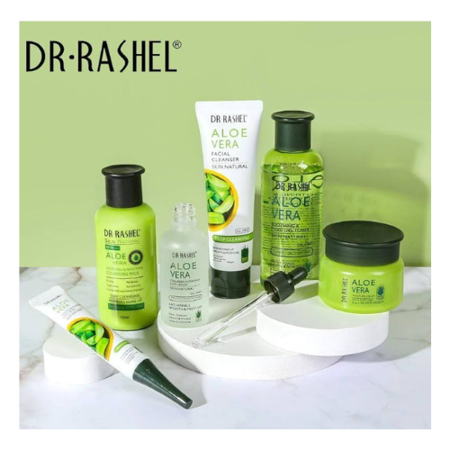 DR.Rashel Aloe Vera Skin Natural Soothing & Moisture Skin Care Set, 6pcs