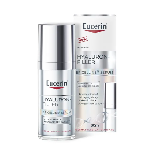 Eucerin Hyaluron-Filler Epicelline Serum packaging on a white background