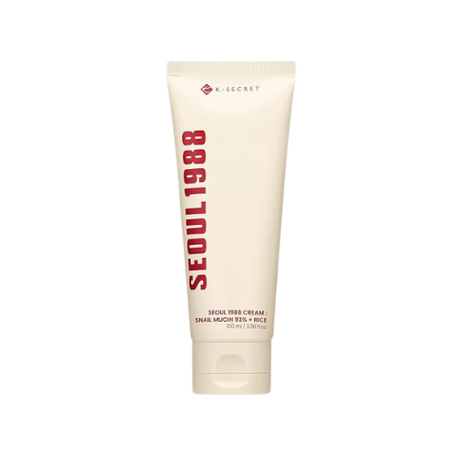 Tube of Seoul 1988 cream on a white background