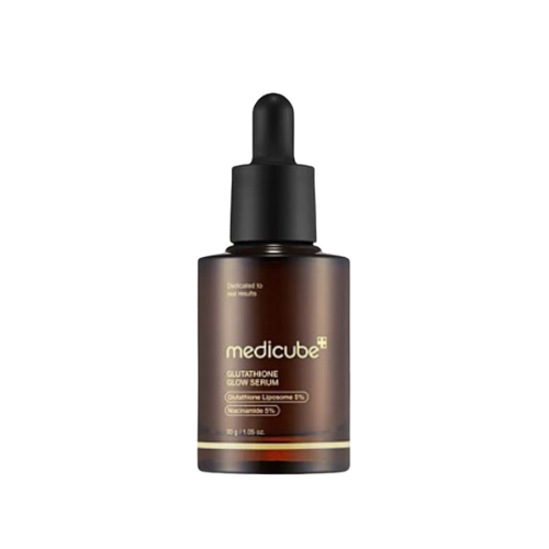Medicube Glutathione Glow Serum bottle on a white background