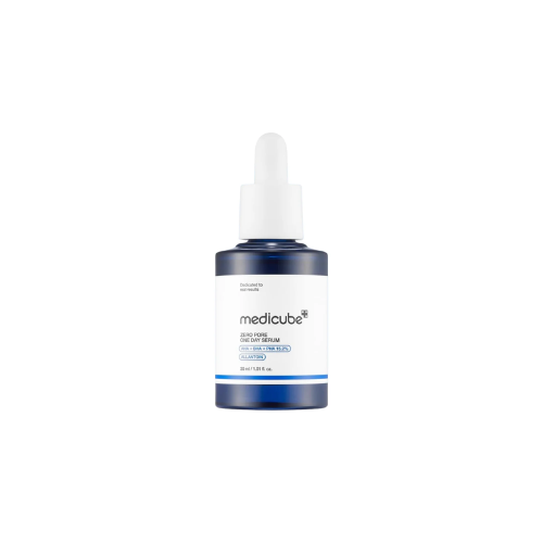 Medicube skincare serum bottle on a white background