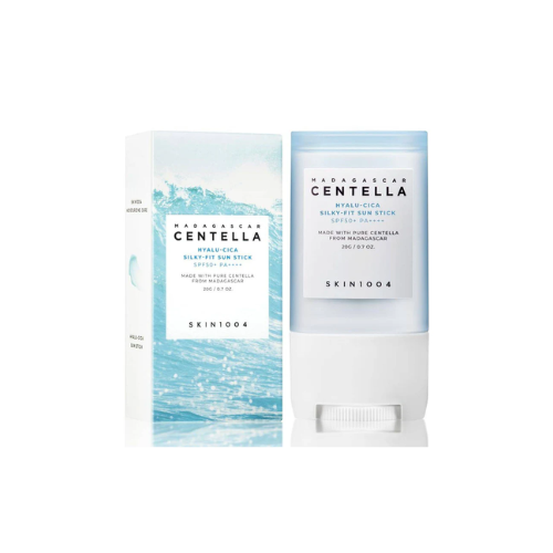 SKIN1004 Madagascan Centella skincare product packaging on a white background